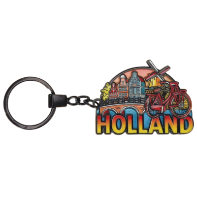 matix Holland Keychain - Black metal