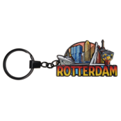 matix Keychain Rotterdam - Black metal