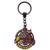matix Keychain Amsterdam - Round - Open