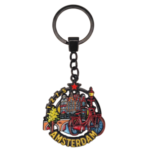 matix Sleutelhanger Amsterdam - Rond - Open
