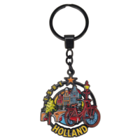 matix Holland Keychain - Round - Open