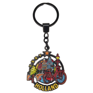 matix Holland Keychain - Round - Open
