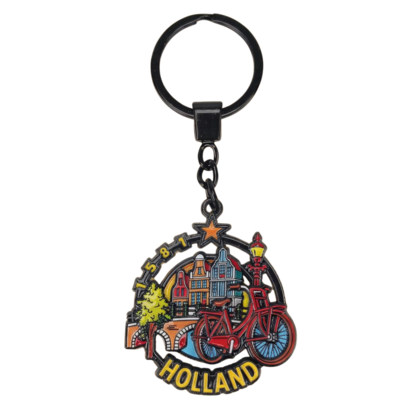 matix Sleutelhanger Holland - Rond - Open
