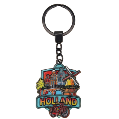 matix Holland Keychain - Shield-shaped