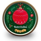 Becky`s Groot kerstblik - brosse koekjes met een rijke boter smaak