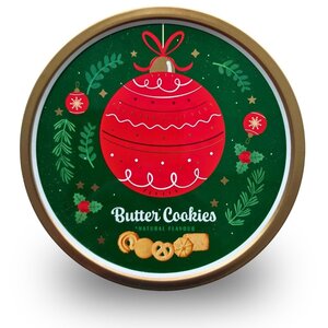 Becky`s Groot kerstblik - brosse koekjes met een rijke boter smaak
