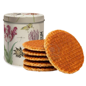 Museumgifts Holland Sirupwaffeln aus der Dose - Tulpen (Marrel - Rijksmuseum)