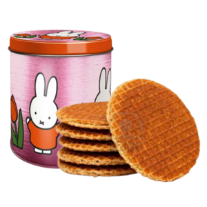 Nijntje (c) Miffy tulip tin pink with syrup waffles