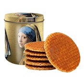 Typisch Hollands Blik stroopwafels - Meisje met de parel