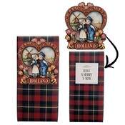 Typisch Hollands Cadeauset kerst - chocoladereep  met magneet