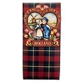 Typisch Hollands Cadeauset kerst - chocoladereep  met magneet