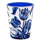 Typisch Hollands Shotglas Delfts-blauw - Tulpen