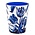 Typisch Hollands Shotglas Delfts-blauw - Tulpen