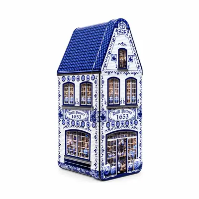 Typisch Hollands Kaas in geschenkblik met kaasrasp en mosterd - Oer-Hollands cadeau