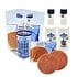 van Meers Holland-Likör – Stroopwafels und Delfter Blau-Glas in Geschenkbox