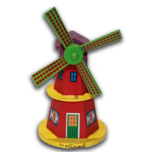 Typisch Hollands Houten Molen op Stok