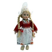 Matix Pop in traditionele kleding (rood) 26 cm