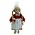 Typisch Hollands Doll in traditional clothes (red) 26 cm