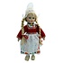 Typisch Hollands Doll in traditional clothes (red) 26 cm