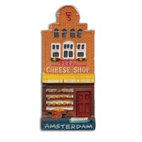 Typisch Hollands Magneet Gevelhuisje Cheese Shop