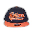 Robin Ruth Fashion Blauwe Holland pet met oranje klep