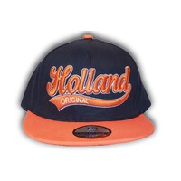 Robin Ruth Fashion Blue Holland cap with orange peak