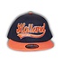 Robin Ruth Fashion Blue Holland cap with orange peak