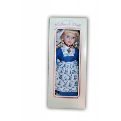 Typisch Hollands Doll with Blue White clothes