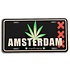 Typisch Hollands Kentekenplaat Amsterdam - Cannabis