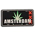 Typisch Hollands Kentekenplaat Amsterdam - Cannabis