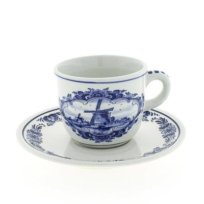 Heinen Delftware Kop en schotel Delfts blauw