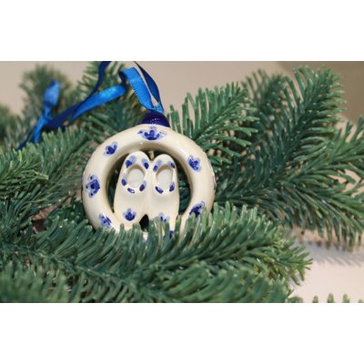 Typisch Hollands Christmas decoration (Round with Clogs)