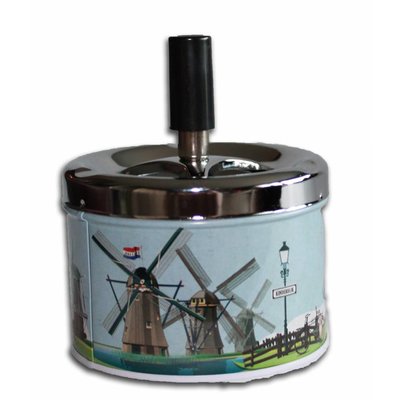 TTD Gifts Asbak - Druk en Draai ( Molens )