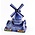 Typisch Hollands Delft Blue Mill Stelling