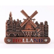 Typisch Hollands Magneet Metaal -  Holland