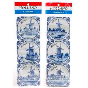 Typisch Hollands Coasters Delftware