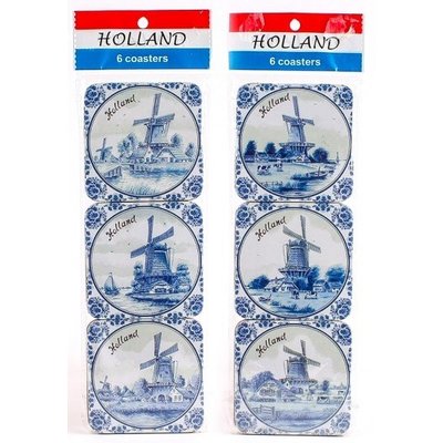 Typisch Hollands Onderzetters Delfts Blauw