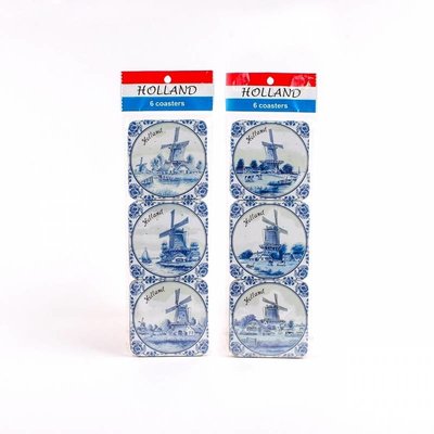 Typisch Hollands Coasters Delftware