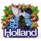 Typisch Hollands Magnet Dutch kissing couple