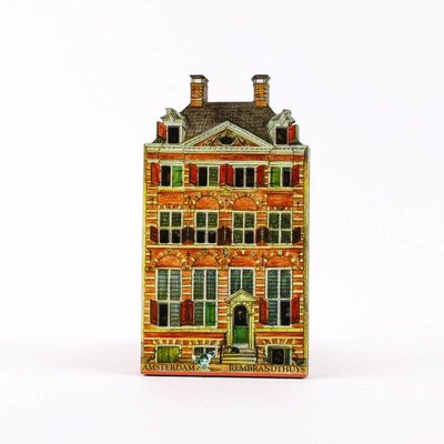 Typisch Hollands Magneet Grachtenhuisje Amsterdam