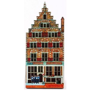 Typisch Hollands Magneet Grachtenhuisje Amsterdam