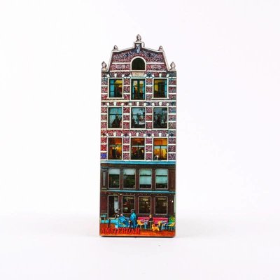 Typisch Hollands Magneet Grachtenhuisje Amsterdam