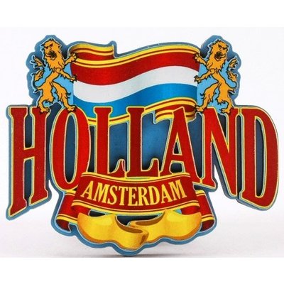 Typisch Hollands Magnet Holland - Amsterdam