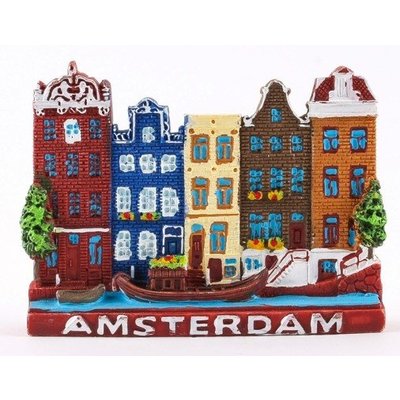 Typisch Hollands Magnet Amsterdam - Color
