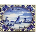 Typisch Hollands Magnet - Holland - Delft blue