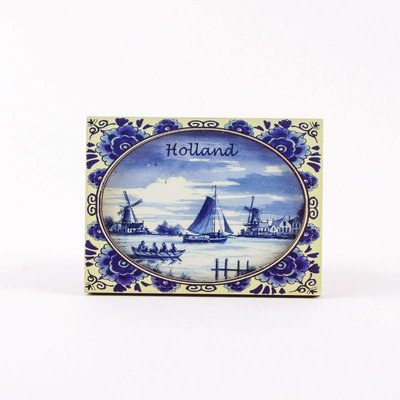 Typisch Hollands Magnet - Holland - Delft blue