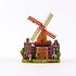 Matix Magneet polystone stellingmolen met huisje - bruin