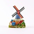 Matix  Magneet polystone stellingmolen met huisje - blauw/groen