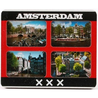 Typisch Hollands Magnet Amsterdam - Mix pictures