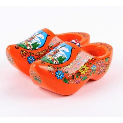 Typisch Hollands Wooden Souvenir - Clogs 10 cm